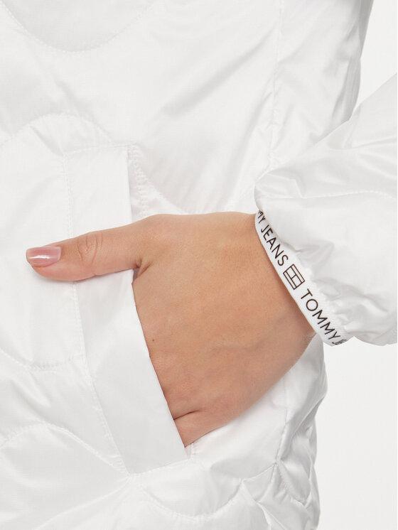 Tommy Jeans Tommy Jeans Demisezoninė striukė DW0DW17242 Balta Regular Fit