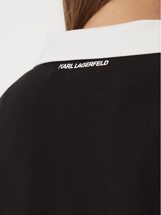 KARL LAGERFELD KARL LAGERFELD Повсякденна сукня B4W13055 Чорний Regular Fit