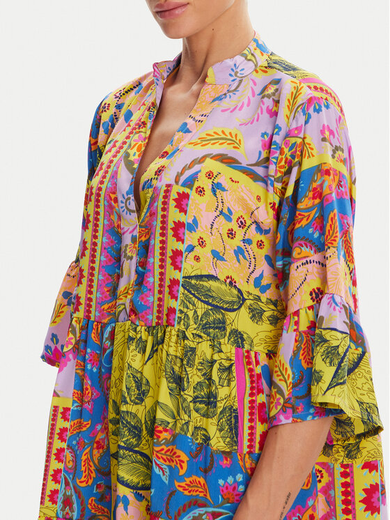 Iconique Iconique Poletna obleka IC25-124 Pisana Relaxed Fit