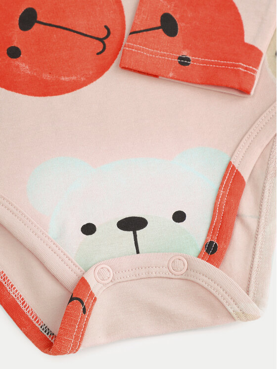 Coccodrillo Coccodrillo Laste bodi ZC4112102CGN Roosa
