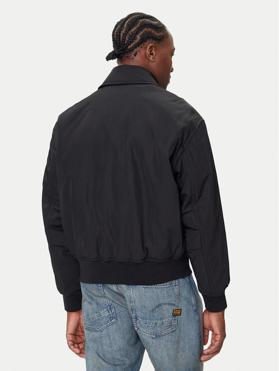 BOSS BOSS Bomber jakna Oking 50543492 Črna Oversize