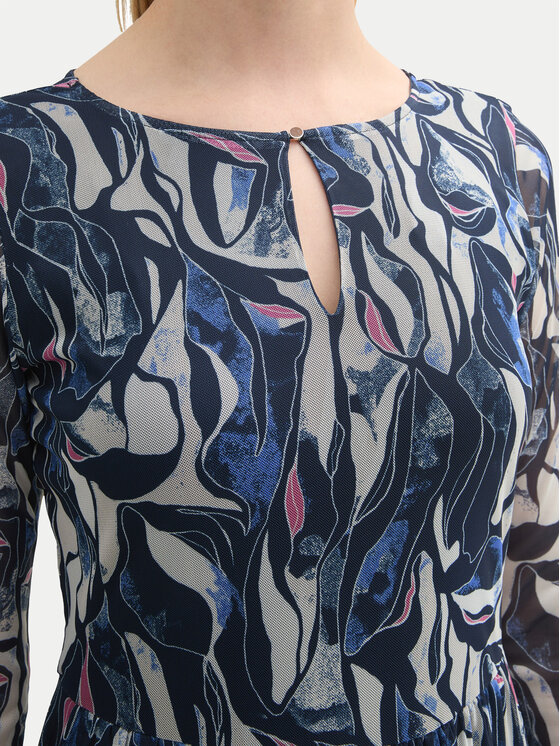 Tom Tailor Tom Tailor Vsakodnevna obleka 1043038 Modra Regular Fit
