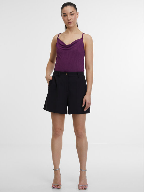 Orsay Orsay T-Shirt 1000342X3325__S Fioletowy Regular Fit