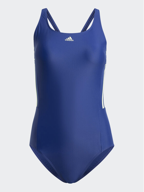 adidas adidas Купальник Mid 3-Stripes IT6292 Голубий