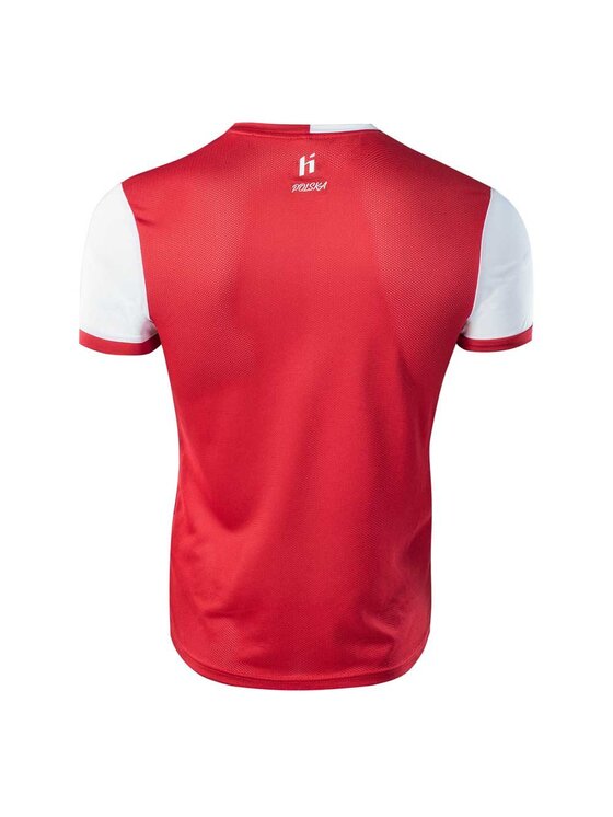Huari Huari T-Shirt Alumini Poland Czerwony Short Fit