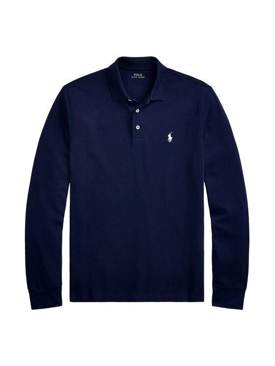 Polo Ralph Lauren Polo Ralph Lauren Polo majica 710955081001 Mornarsko modra Slim Fit