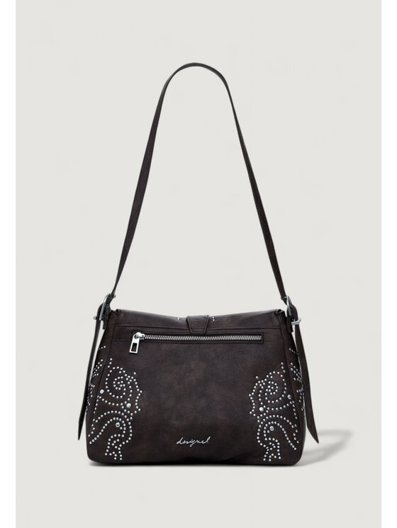 Desigual Desigual Torba BAG_POKER FACE POSADA Brązowy