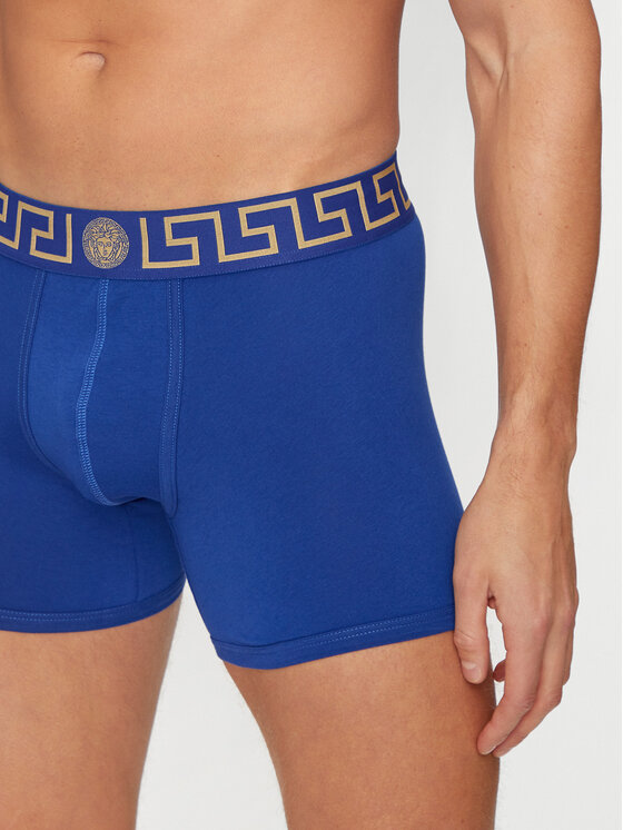 Versace Versace Bokserki AU10028 1A10011 Niebieski