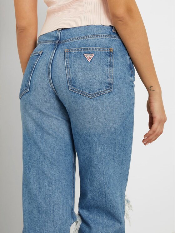 Guess Guess Jeansy 161611 Niebieski Straight Fit