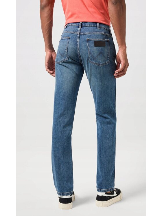 Wrangler Wrangler Jeansy Greensboro Niebieski Regular Fit