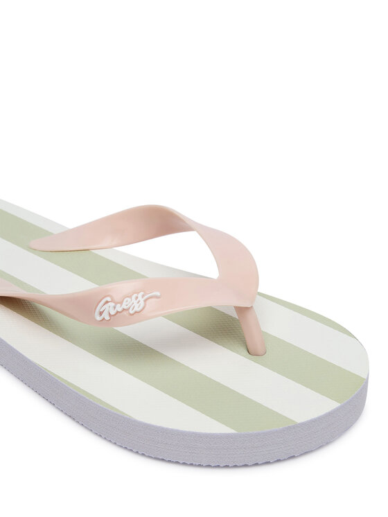 Guess Guess Šlepetės per pirštą J6GZ25 WO780 Šviesiai rožinė