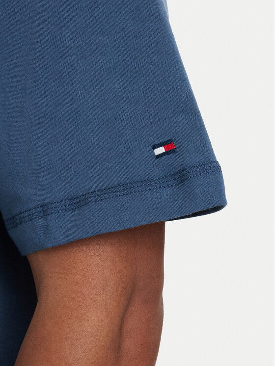 Tommy Hilfiger Tommy Hilfiger T-Shirt UM0UM03643 Niebieski Regular Fit