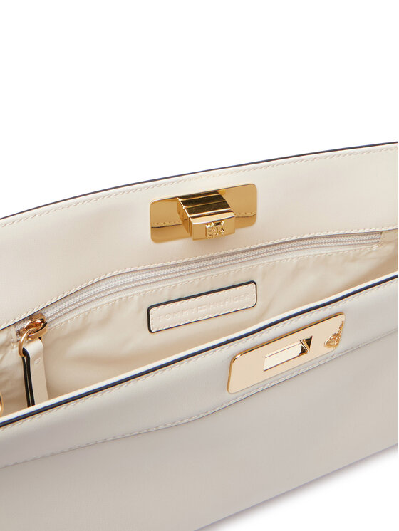 Tommy Hilfiger Tommy Hilfiger Torbica Th Modern Clutch AW0AW18727 Krem