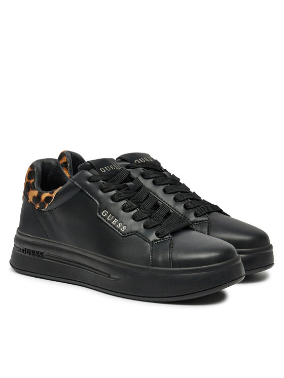 Guess Guess Sneakersy FLPWIN LEP12 Čierna