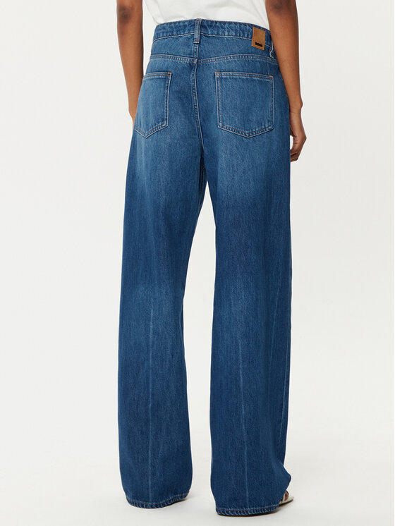 BOSS BOSS Jeans hlače Crossroad Super 50522849 Modra Boyfriend Fit