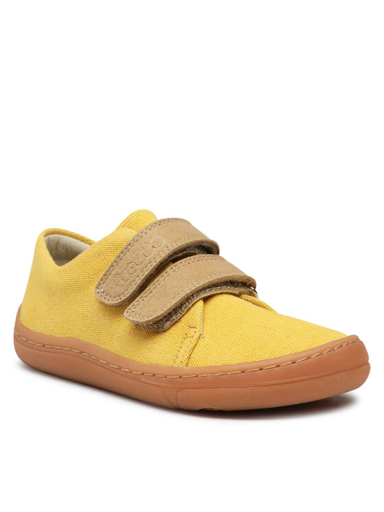 Froddo Froddo Tossud Barefoot Vegan Velcro G3130229-6 Kollane