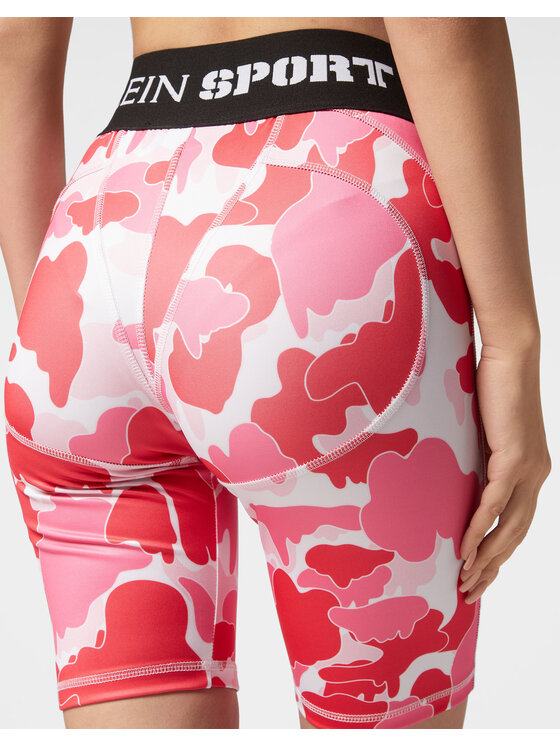 Plein Sport Plein Sport Legginsy 12985 Różowy Active Fit