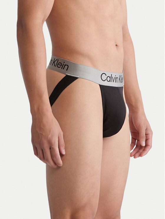 Calvin Klein Underwear Calvin Klein Underwear Komplet slipów Jock Strap LV00NB4121 Czarny