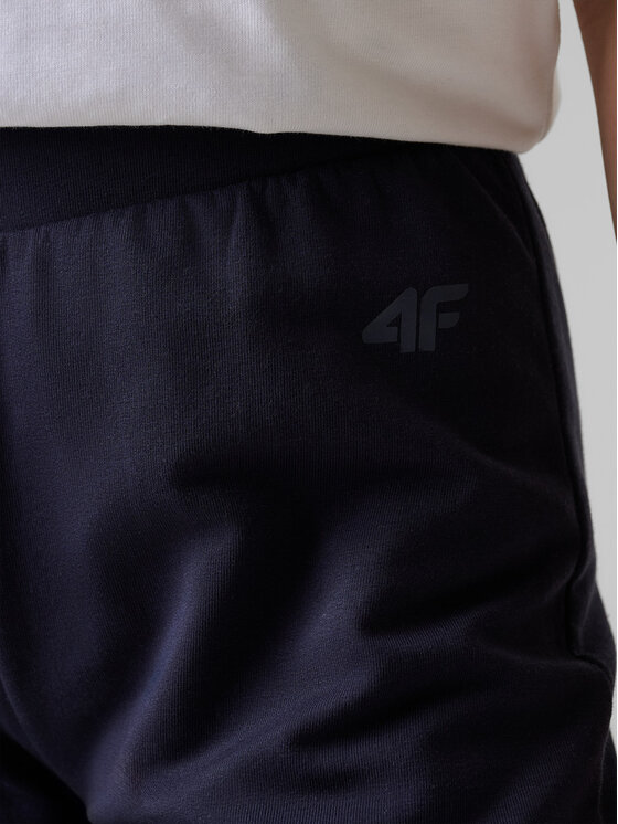 4F 4F Spodnie dresowe BOW MOTION Granatowy Slim Fit