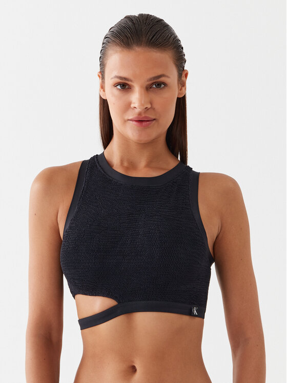 Calvin Klein Swimwear Calvin Klein Swimwear Bikinio viršus KW0KW02208 Juoda