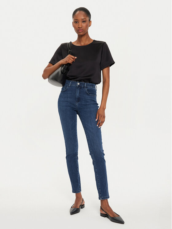 Marella Marella Traperice 2423186114 Tamnoplava Skinny Fit