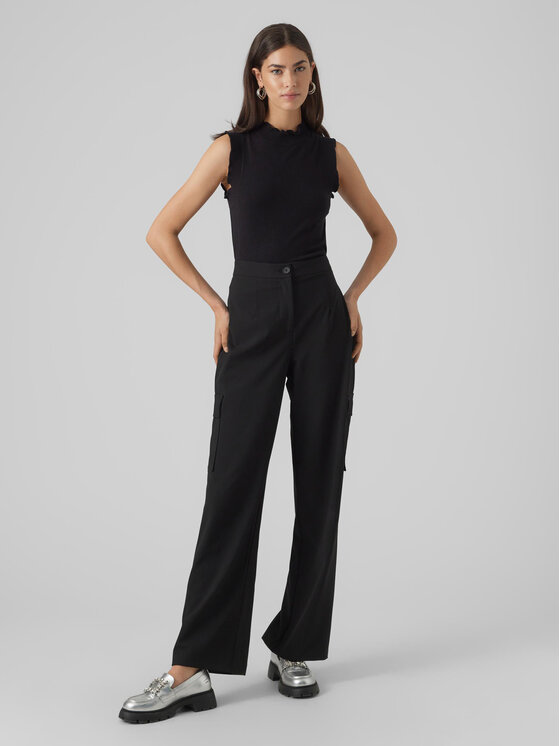 Vero Moda Vero Moda Palaidinė Gold 10297855 Juoda Slim Fit