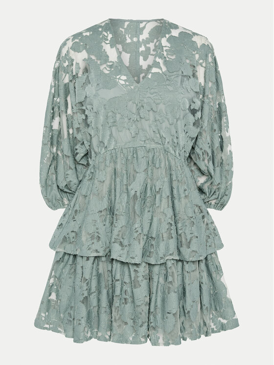 YAS YAS Cocktail obleka Miri 26036644 Zelena Regular Fit