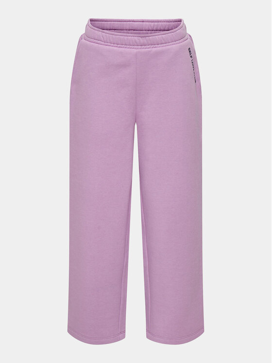 Kids ONLY Kids ONLY Donji dio trenerke Ginny 15313528 Ljubičasta Wide Leg