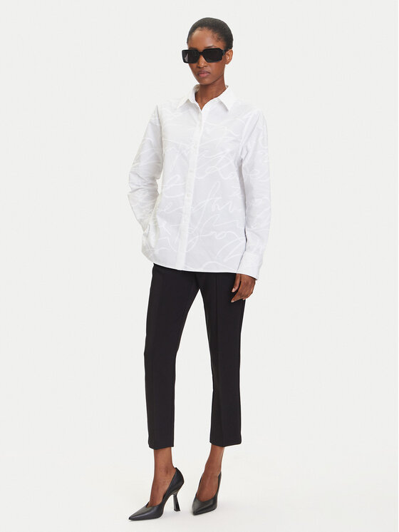 KARL LAGERFELD KARL LAGERFELD Πουκάμισο A3W11021 Λευκό Regular Fit