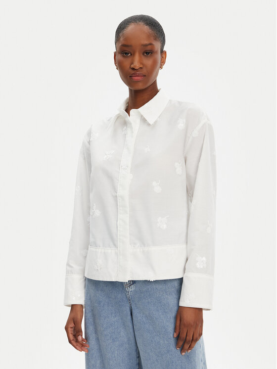 Munthe Munthe Camicia Kaseia 252103225229 Écru Regular Fit