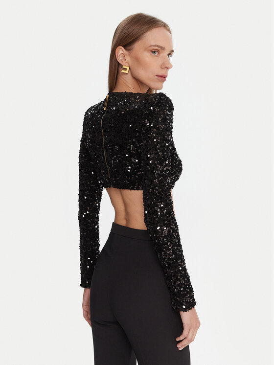 Elisabetta Franchi Elisabetta Franchi Halenka TO-046-57E2-V370 Černá Slim Fit