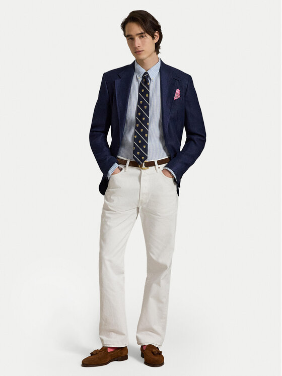 Polo Ralph Lauren Polo Ralph Lauren Cămașă 710B15594005 Albastru deschis Custom Fit