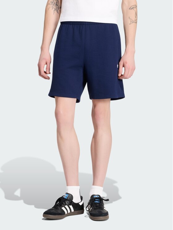 adidas adidas Szorty materiałowe 164781 Niebieski jasny Regular Fit