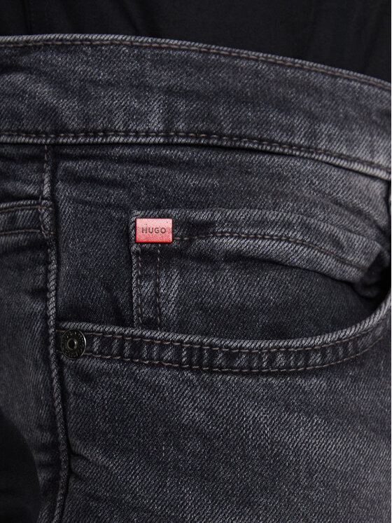 HUGO HUGO Jeans hlače 50547274 Siva Tapered Fit