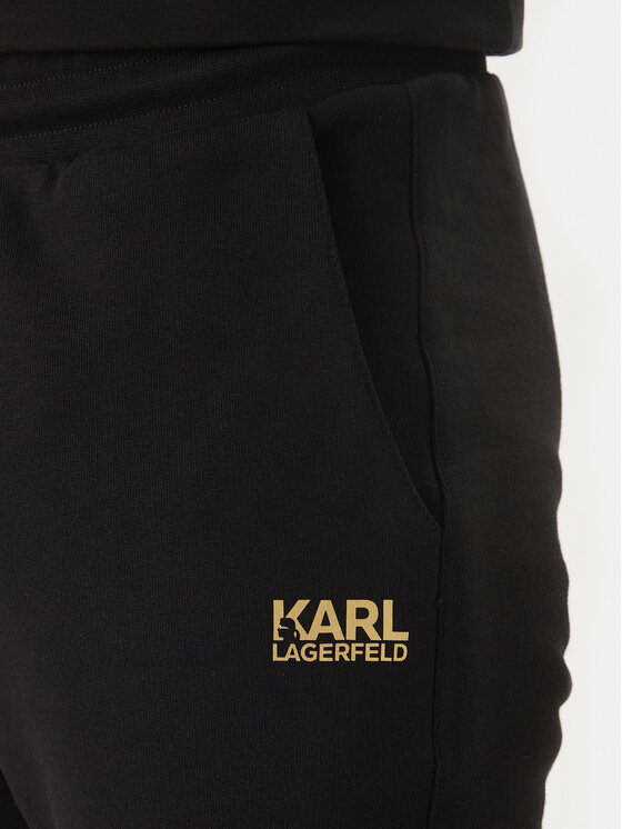 KARL LAGERFELD KARL LAGERFELD Pantaloni scurți sport 705783 562917 Negru Regular Fit