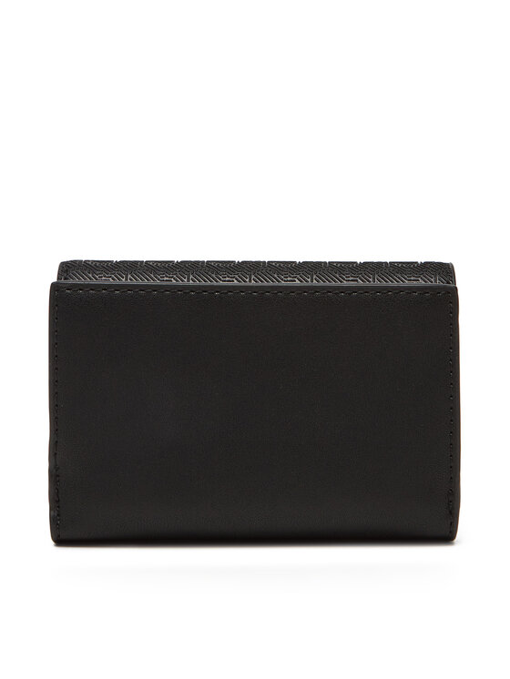 Calvin Klein Calvin Klein Ženski novčanik Ck Must Aop Small Trifold W Zip LV04F1038G Crna