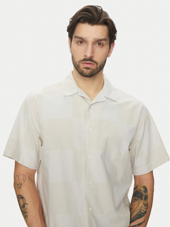 Vans Vans Πουκάμισο VN000M18E681 Λευκό Regular Fit