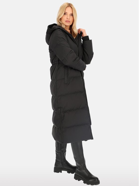 Perso Perso Kurtka damska BLH241008FX Czarny Regular Fit