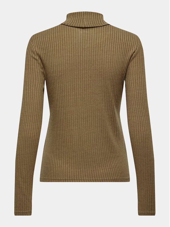 ONLY ONLY Rollkragenpullover 15307687 Braun Regular Fit