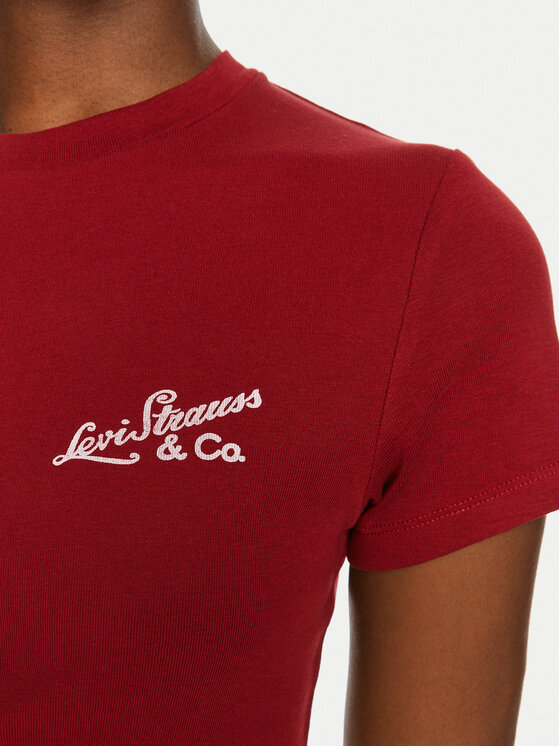 Levi's® Levi's® T-krekls Essential Sporty A8798-0025 Sarkans Slim Fit