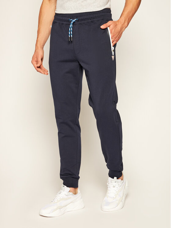 Guess Guess Sportinės kelnės Adam M0YB37 K7ON0 Tamsiai mėlyna Regular Fit