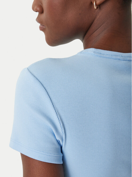 Tommy Jeans Tommy Jeans T-krekls Essential DW0DW17383 Gaiši zils Slim Fit