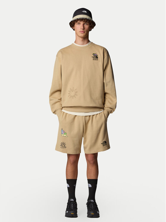 The North Face The North Face Sportske kratke hlače Unisex Mountain Cleanup NF0A8C2X Bež Relaxed Fit
