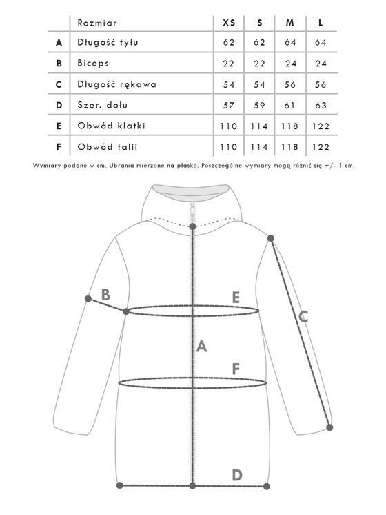 Tiffi Tiffi Kurtka damska BUDONI Czarny Regular Fit
