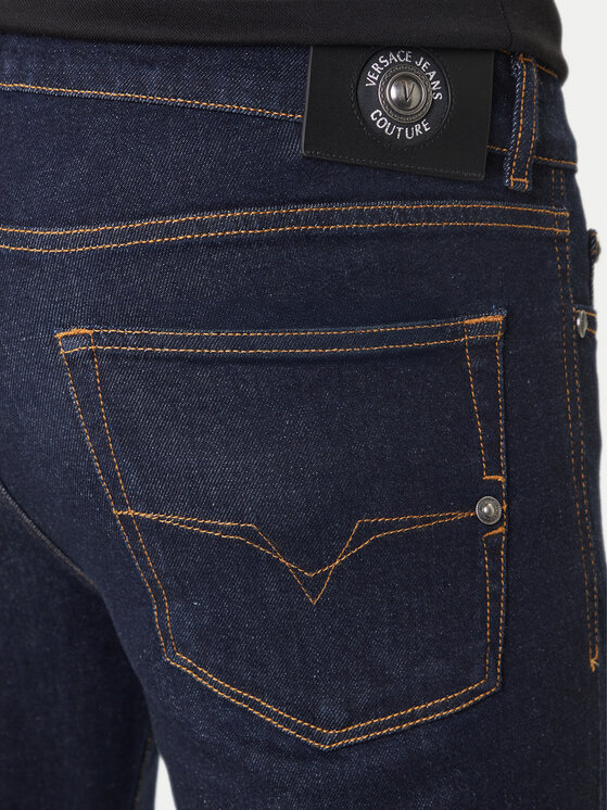 Versace Jeans Couture Versace Jeans Couture Blugi 80GAB5K0 DW042 Bleumarin Skinny Fit