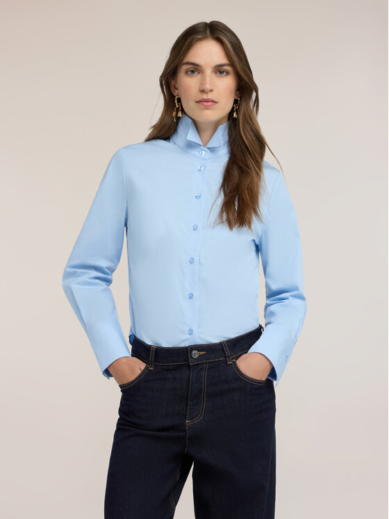 Motivi Motivi Koszula 5046Q001057N004 Turkusowy Slim Fit