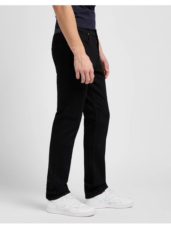 Lee Lee Jeansy Brooklyn Straight Czarny Regular Fit