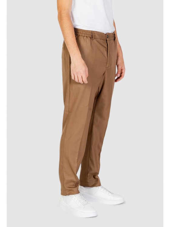 HAMAKI-HO HAMAKI-HO Pantaloni chino PSI1733H Beige Regular Fit