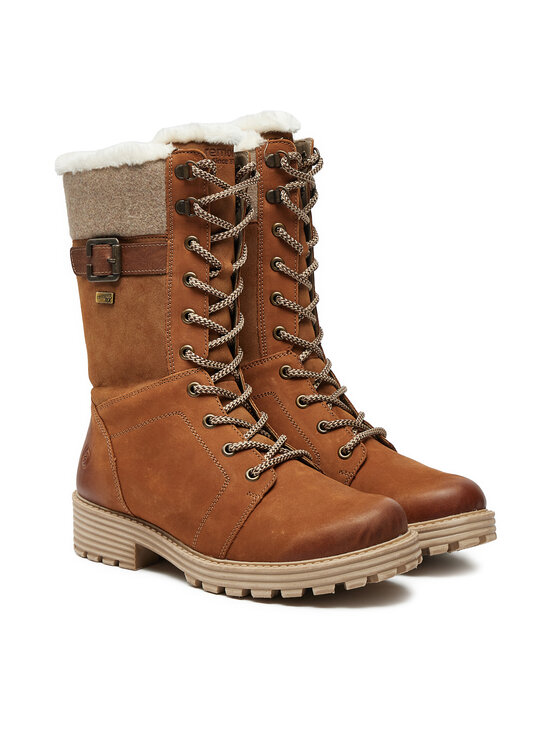 Remonte Remonte Schnürstiefeletten D0W72-22 Braun