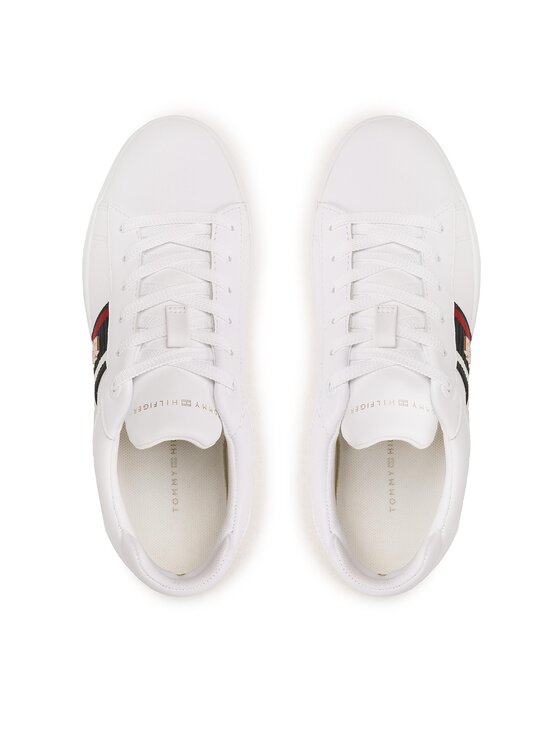 Tommy Hilfiger Tommy Hilfiger Αθλητικά Corp Webbing Court Sneaker FW0FW07387 Λευκό